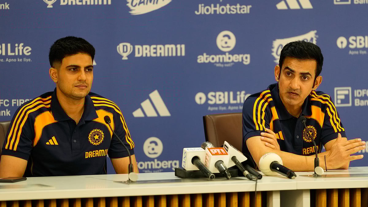 Indian cricket test captain Shubman Gill Gautam Gambhir AP 