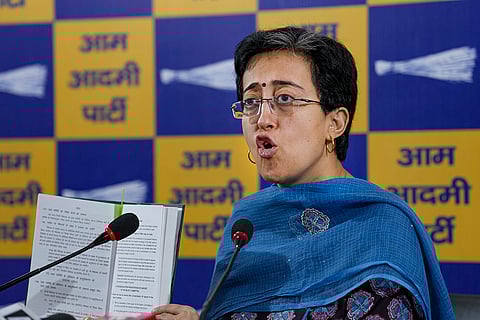 Atishi press conference in Delhi