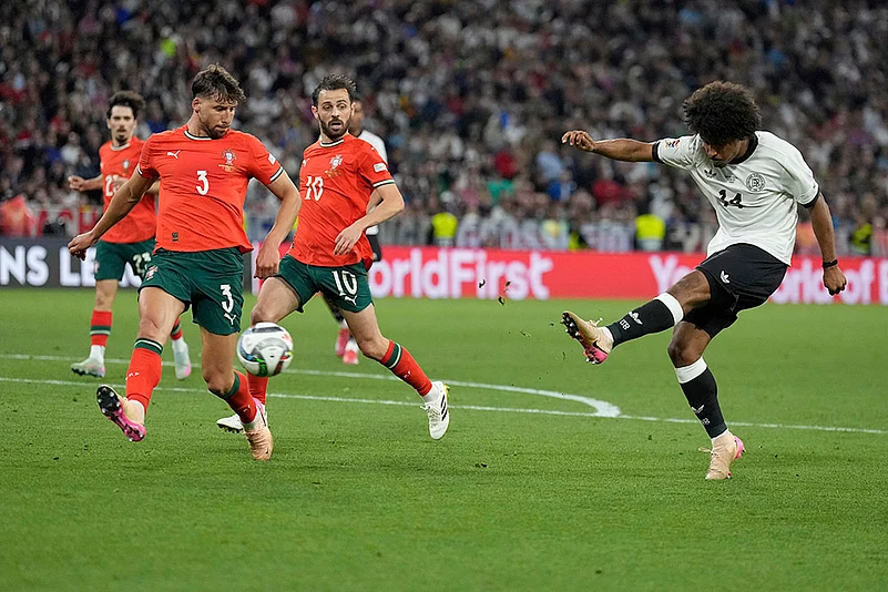 UEFA Nations League semifinal soccer Germany vs Portugal: Karim Adeyemi