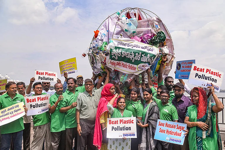 World Environment Day event in Hyderabad - | Photo: PTI