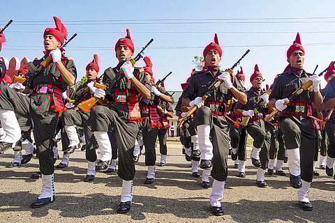 Attestation cum Passing Out Parade of army cadets in J-K