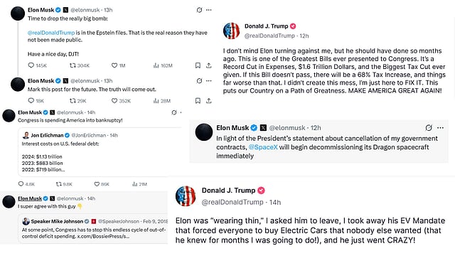 Trump and Musk: A Timeline of Alliance, Fallout, And The Epstein Files Bombshell 