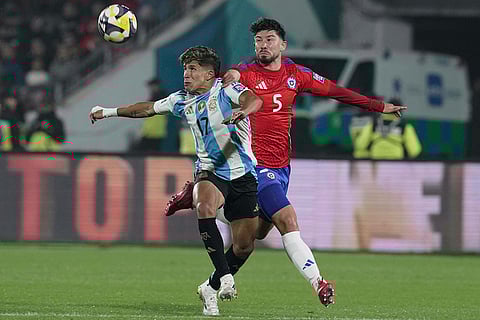 World Cup 2026 qualifying soccer match: Chile vs Argentina