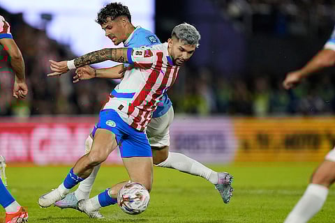 World Cup 2026 qualifying soccer match: Paraguay vs Uruguay
