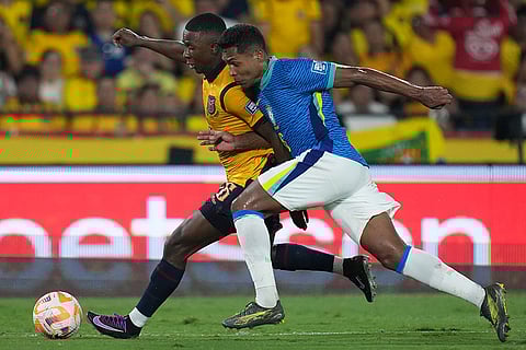 World Cup 2026 qualifying soccer match: Ecuador vs Brazil