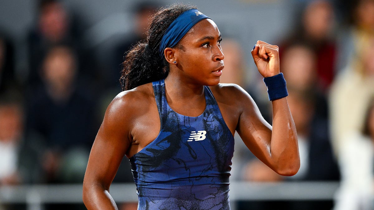 Coco Gauff at the French Open - null