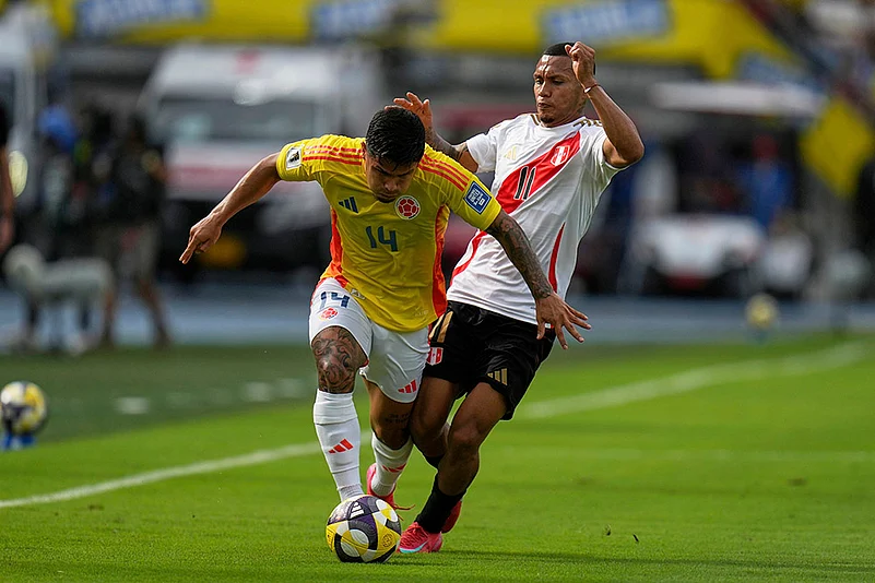 FIFA World Cup 2026, CONMEBOL Qualifiers Colombia vs Peru Wcup Soccer: Juan Camilo Hernandez