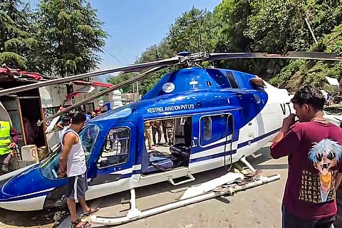 Kedarnath-bound private chopper makes emergency landing