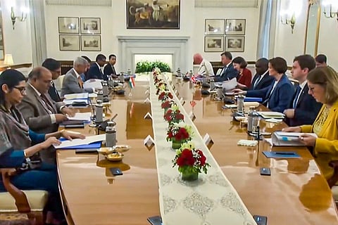 Jaishankar meets UK Foreign Secretary in Delhi