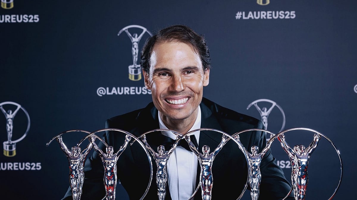 Photo: X | Laurens : Tennis legend Rafael Nadal.