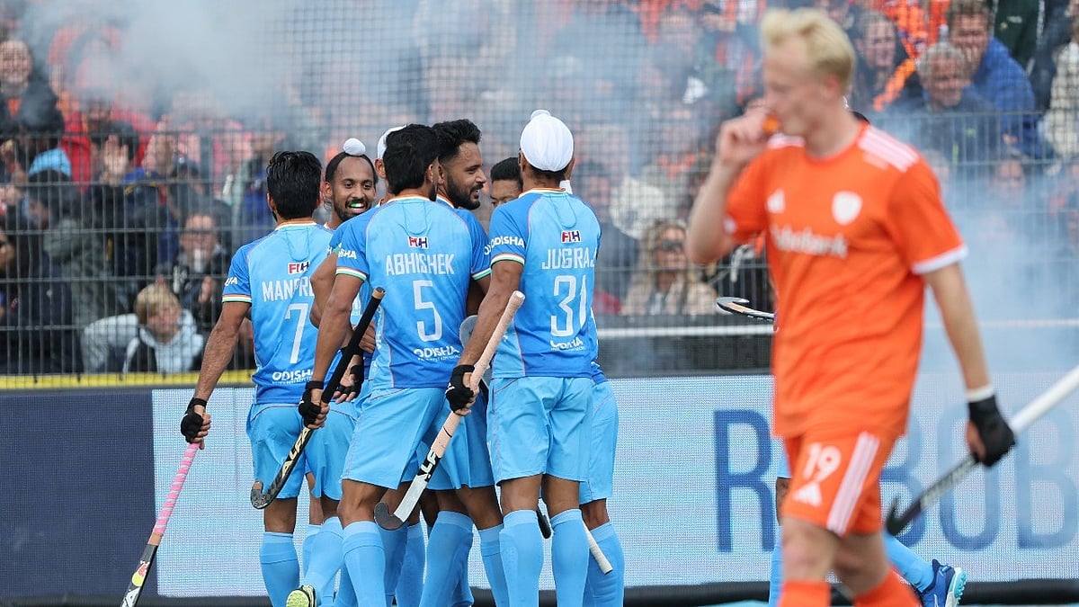 Hockey India : Captain Harmanpreet Singh scored India's only goal against Netherlands in the 19th minute.