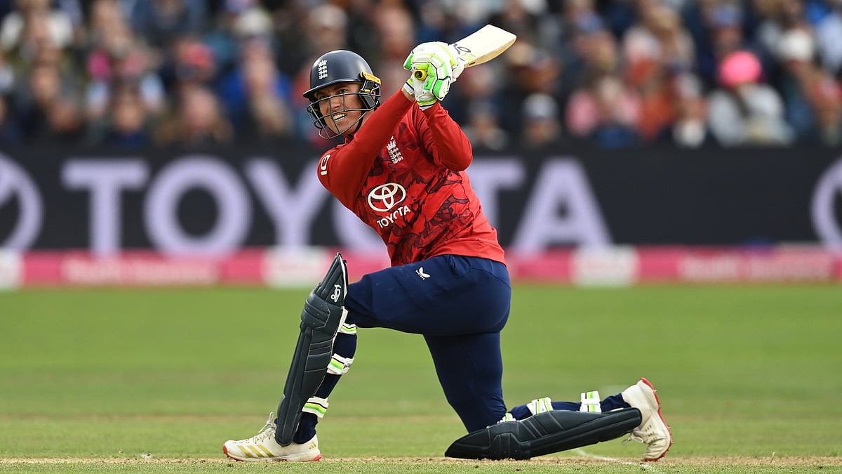 Tom Banton in action for England