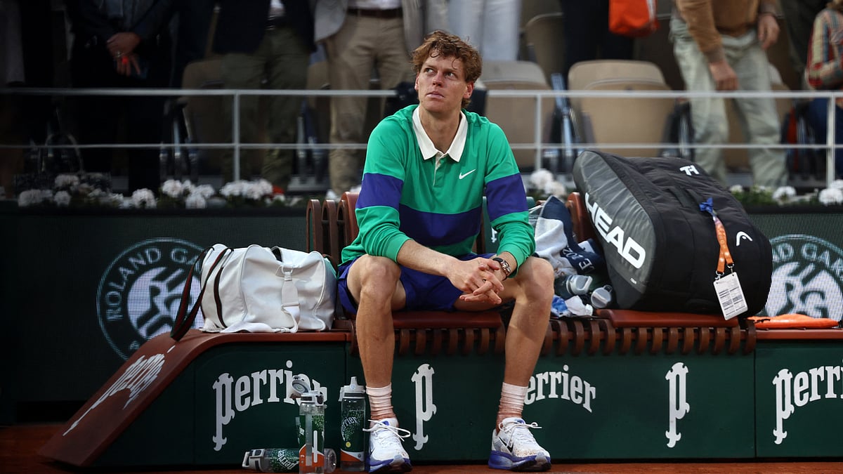 Jannik Sinner at the French Open final