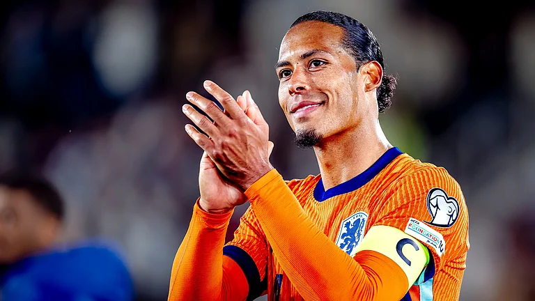 Netherlands captain Virgil van Dijk - null