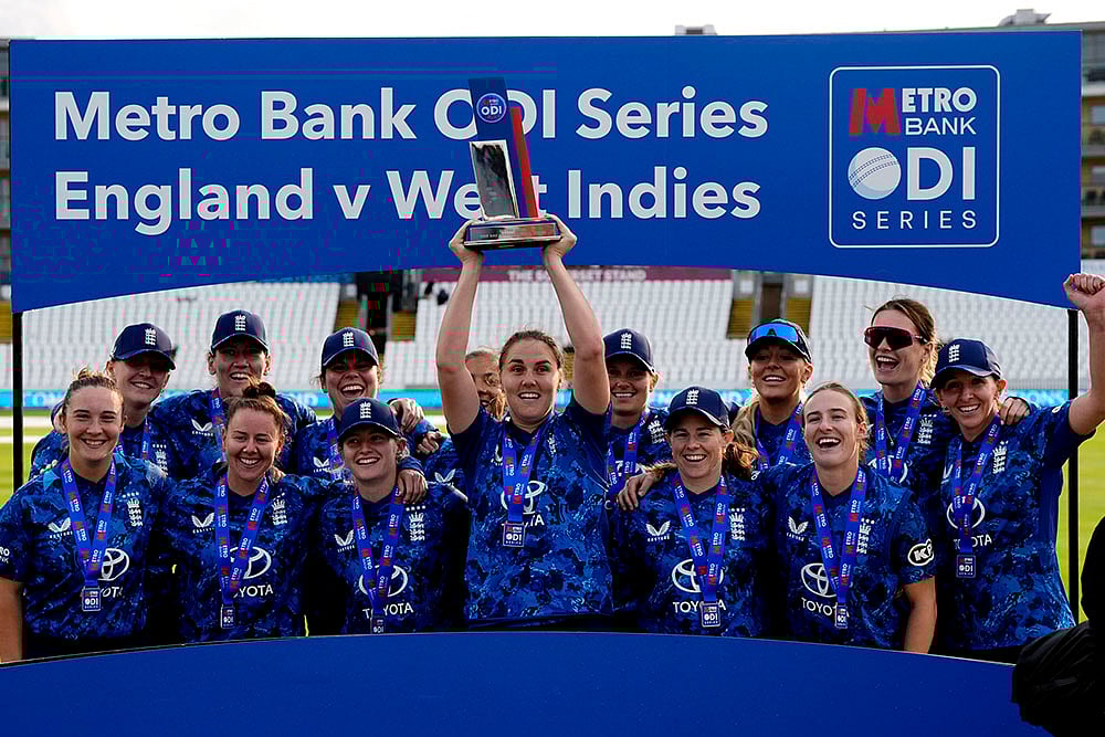 | Photo: Nick Potts/PA via AP : England Vs West Indies, 3rd Women's ODI