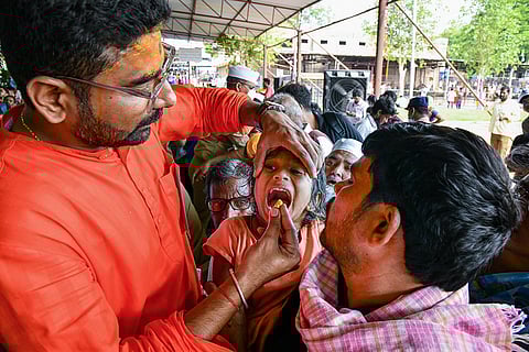 Bathini family use 'fish prasadam' to treat asthma