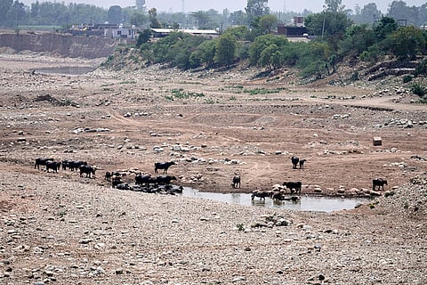 Hot summer day in Jammu