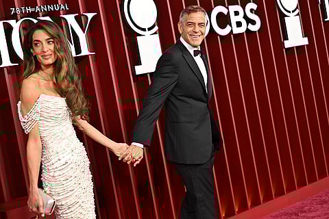 Amal Clooney and George Clooney
