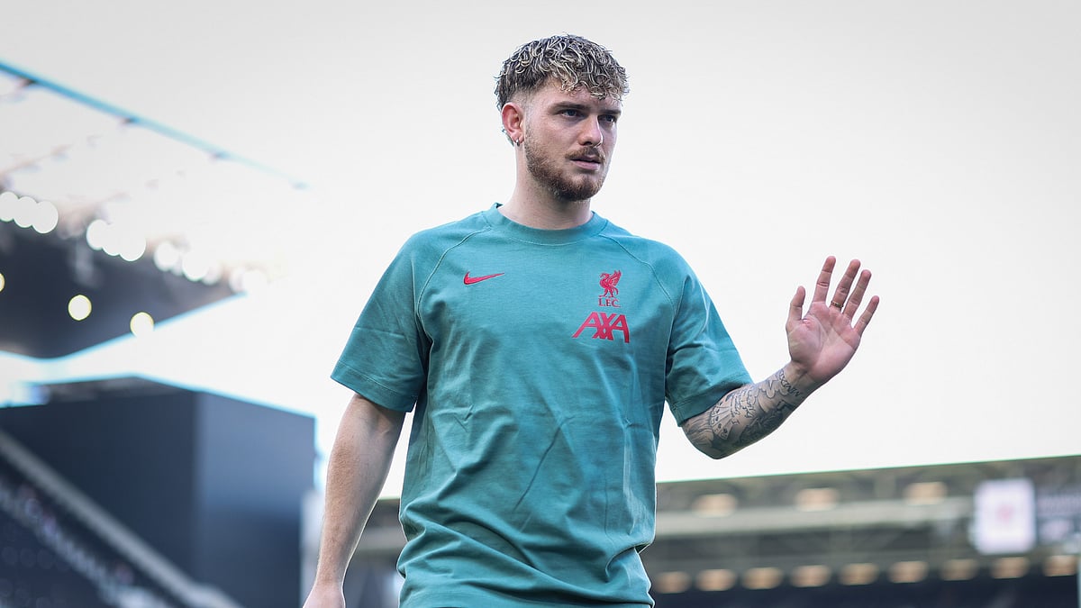 File : File photo of Liverpool's Harvey Elliott.