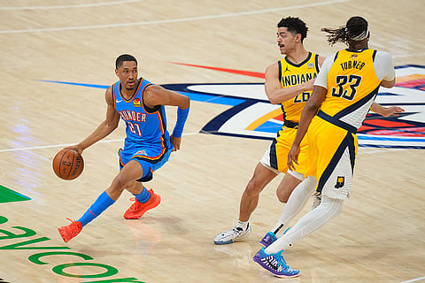 NBA Finals Basketball Game: Oklahoma City Thunder vs Indiana Pacers