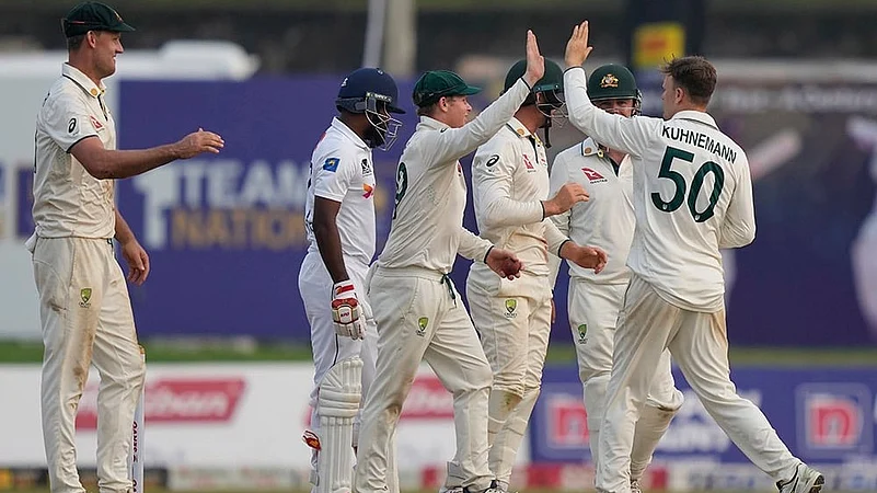 Sri Lanka and Australia Cricket SL Vs AUS 2nd Test Day 3 photos from Galle: Matthew Kuhnemann