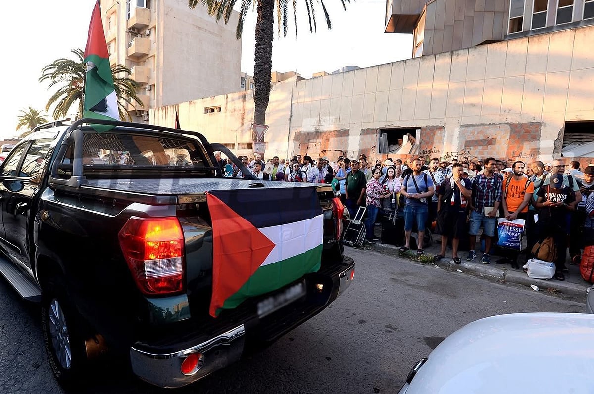 X.com/TUN ACTU : Activists from Algeria, Mauritania, Morocco, and Libya have also joined the caravan, which will follow a coastal route through Tunisia and Libya.