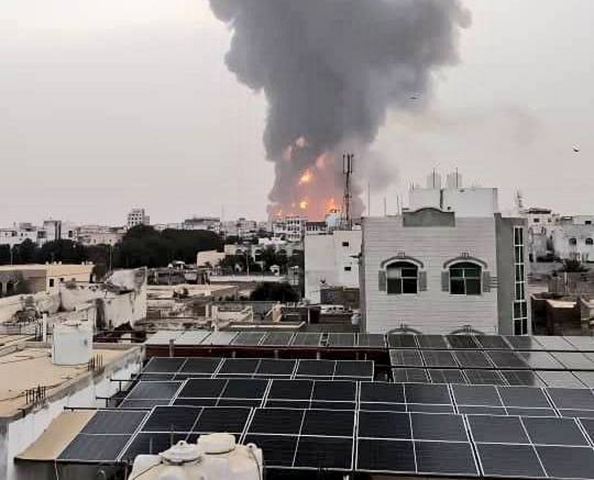 Israel Bombs Yemen’s Hodeidah Port As Houthi Rebels Launch Retaliatory Missiles