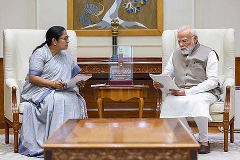 Rekha Gupta meets PM Modi