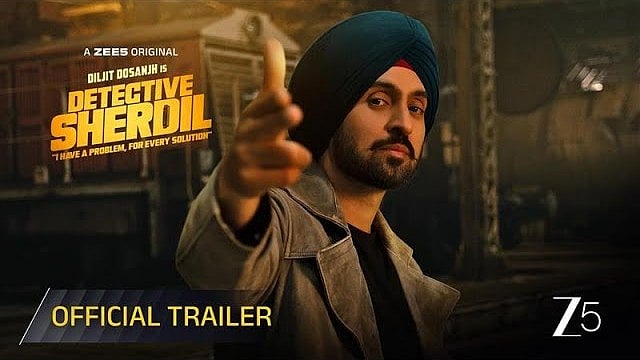 Diljit Dosanjh in Detective Sherdil trailer - YouTube/Zee5