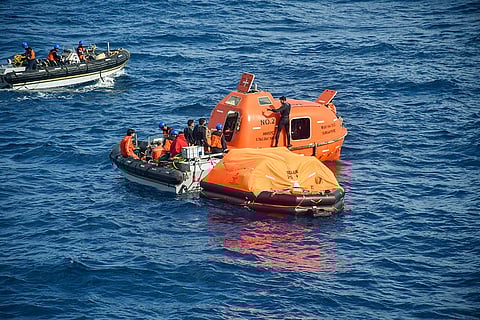 Fire reported on Singapore-flagged ship off Kerala coast