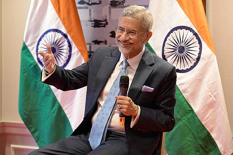 Jaishankar interacts with Ind community of Belgium, Luxembourg