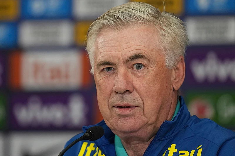 FIFA World Cup 2026 CONMEBOL Qualifiers Brazil Training session pics: Carlo Ancelotti