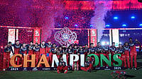 | Photo: AP/Ajit Solanki : Royal Challengers Bengaluru were crowned IPL 2025 winners.