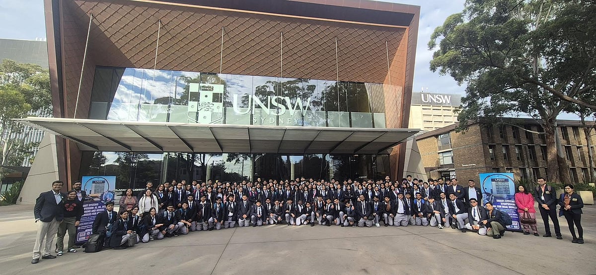 The Full Group in front of UNSW, Sydney