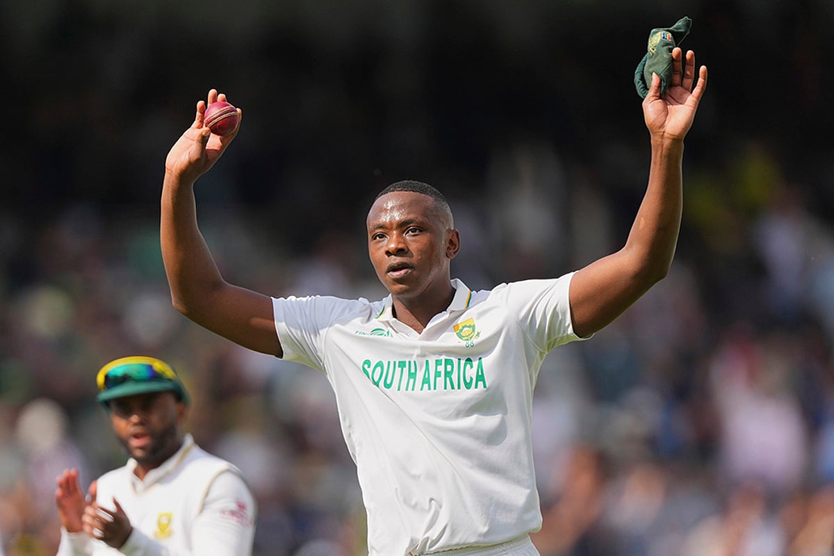 AUS vs SA ICC World Test Championship Cricket Final day 1 at Lord's: Kagiso Rabada