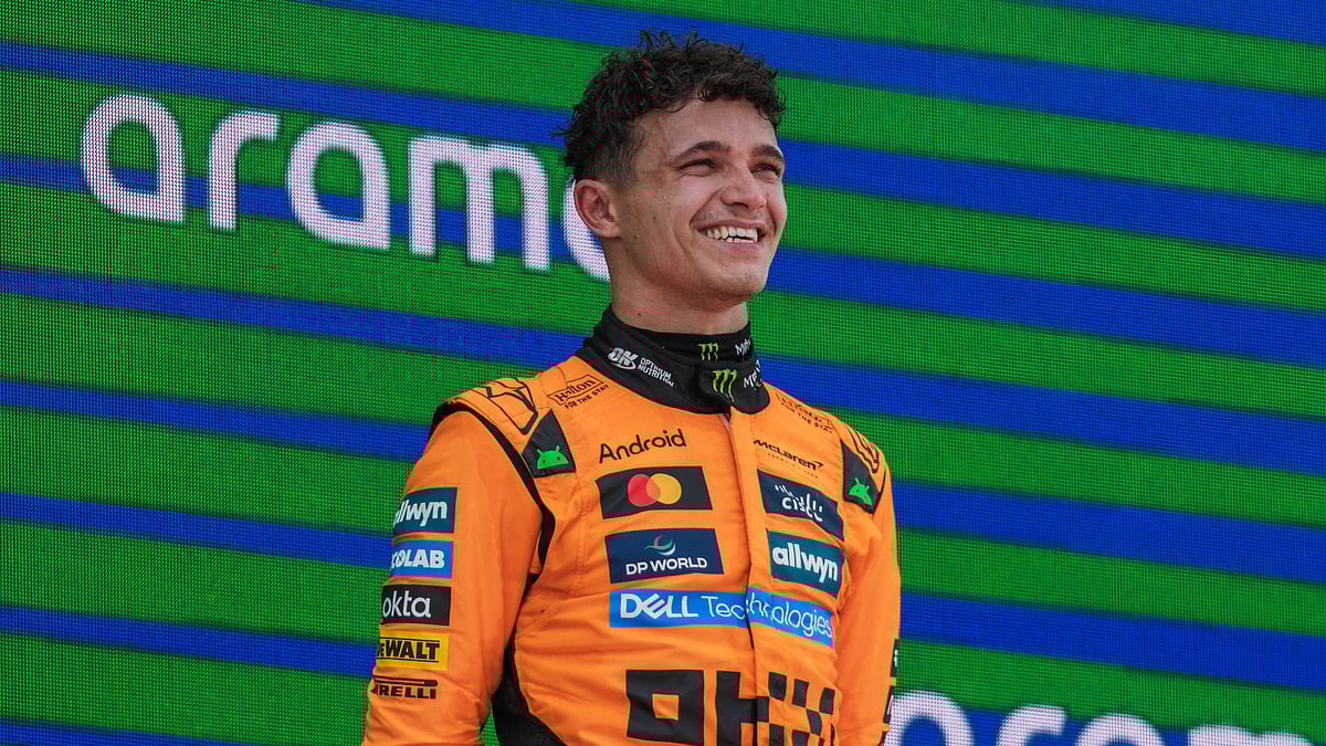 McLaren's Lando Norris at the Spanish Grand Prix