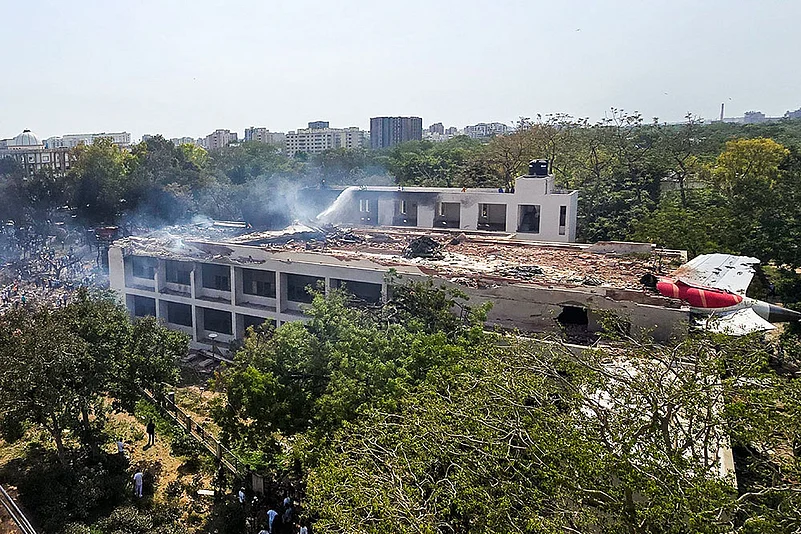 Plane crashed near Ahmedabad airport