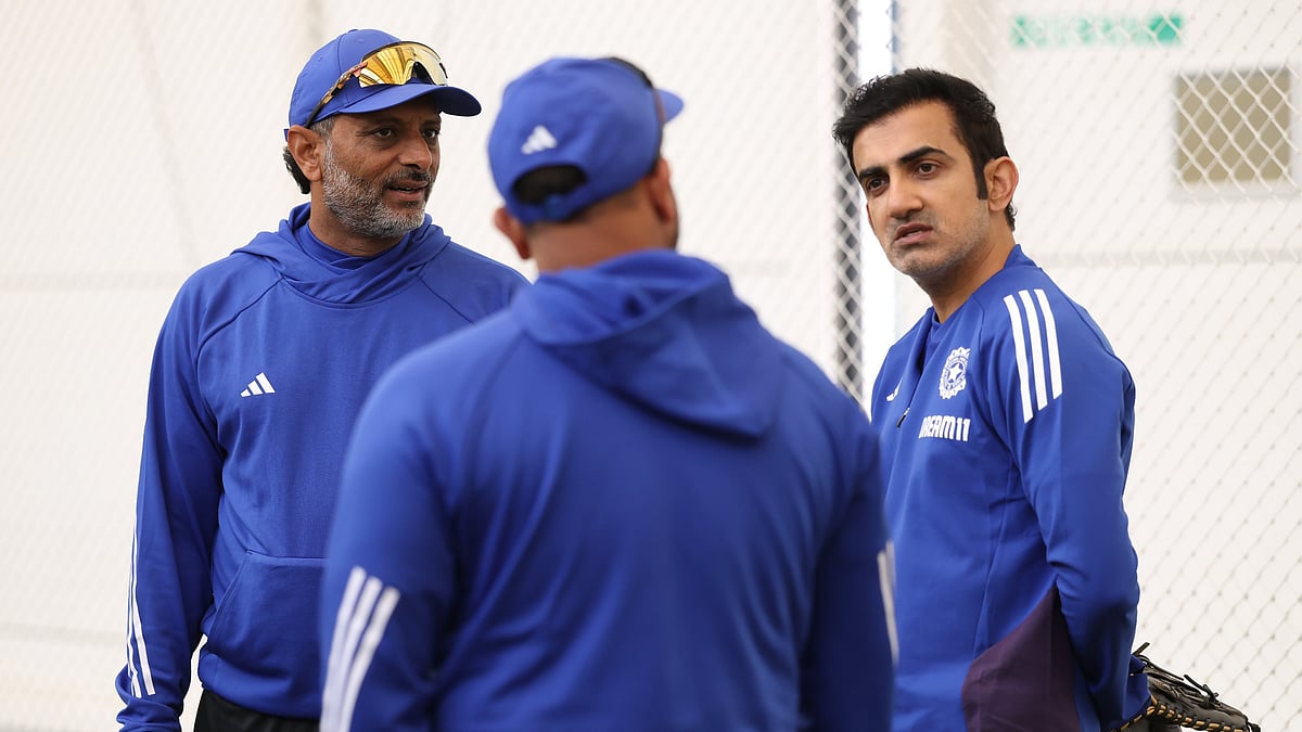 India head coach Gautam Gambhir during practice session - X/BCCI
