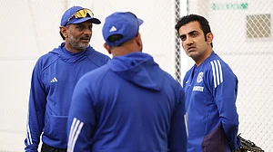 X/BCCI : India head coach Gautam Gambhir during practice session