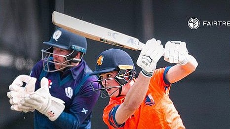 X/KNCBCricket : Scotland vs Netherlands, ICC Cricket World Cup League 2 Match 79