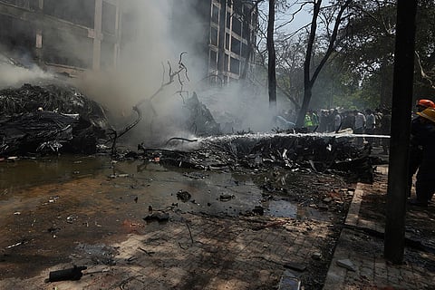 Plane Crashed Near Ahmedabad Airport