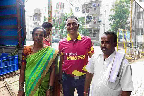 Flipkart Group CEO Kalyan Krishnamurthy meets farmer partners