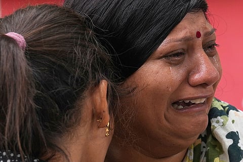 Ahmedabad plane crash: Victim's family mourns