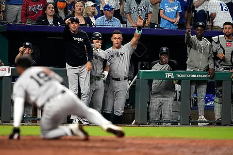 Baseball: Kansas City Royals vs New York Yankees