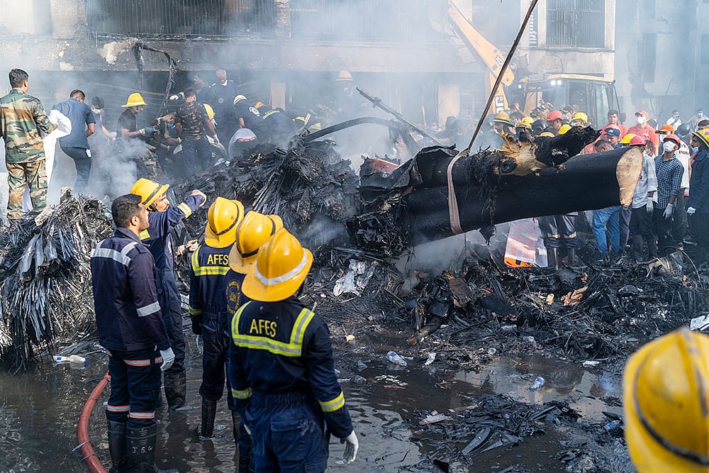 Ahmadabad Plane Crash - | Photo: Mitul Kajaria