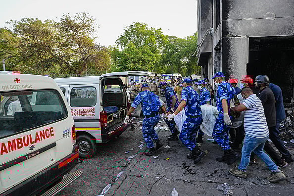 An Air India Boeing 787-8 Dreamliner, with 232 passengers and 10 crew members and pilots on board, crashes shortly after taking off from Ahmedabad airport. This incident is one of the worst aviation tragedies in India, and the aircraft is en route to London. The plane goes down in the Meghani area, creating a dark plume of smoke that is visible for kilometers. Other victims include doctors and medical students from a medical college in Ahmedabad, India, where the crash occurs on Thursday afternoon, June 12, 2025 - Saurabh Sirohiya/NurPhoto via Getty Images