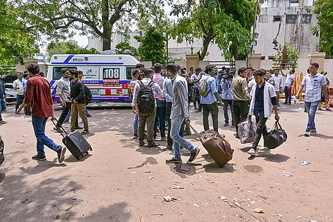Air India plane crash aftermath