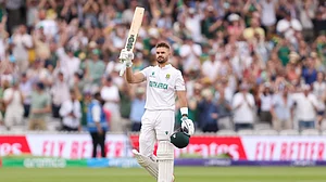 South Africa Vs Australia: Proteas opener Aiden Markram (in pic) and captain Temba Bavuma will resume Day 4 of the ICC World Test Championship 2025 final on 102 and 65 runs, respectively.