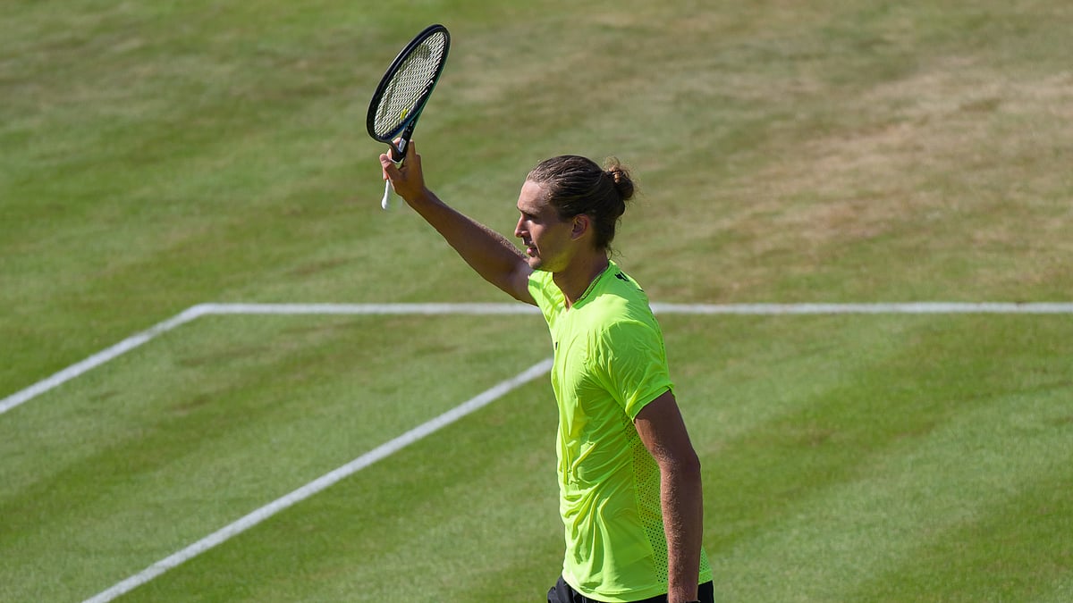 Alexander Zverev at the Stuttgart Open.