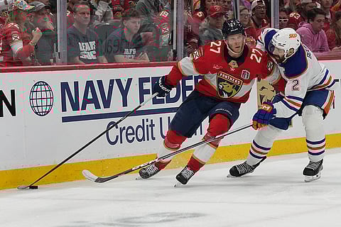 NHL hockey Stanley Cup: Edmonton Oilers vs Florida Panthers 